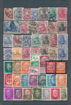 Deutsche Reich zestaw znaczków kasowanych