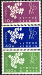 Cypr Mi.0197-199 czyste** Europa Cept