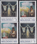 Mołdawia Mi.0094-95 parki pionowe czyste** Europa Cept