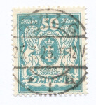 WMG 133 kasowany Wydanie obiegowe - herb Gdańska