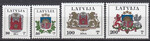 Łotwa Mi.0389-392 czyste**