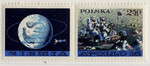 1976 przywieszka z lewej strony czyste** Badanie kosmosu - Łunochod 1 i Apollo 15