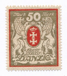 WMG 094 La złoty/ceglasty czysty* Wydanie obiegowe - herb Gdańska 