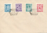 FDC 0612-615 Święto Kultury Fizycznej