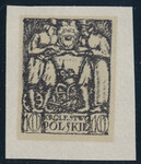 040 Projekt konkursowy - Polskie Marki Pocztowe 1918 rok - autor J.Sosnkowski , T.Gronowski