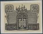 087 Projekt konkursowy - Polskie Marki Pocztowe 1918 rok - Bronisław Kopczyński