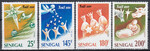 Senegal Mi.1107-1110 czyste**