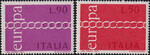 Włochy Mi.1335-1336 czyste** Europa Cept