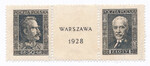 0235-236 pasek z bloku czyste** Wystawa Filatelistyczna w Warszawie