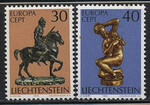 Liechtenstein 0600-601 czyste** Europa Cept