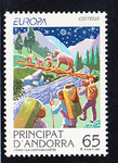 Andorra hiszpańska 253 czyste** Europa Cept
