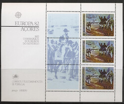 Portugalia Azory Mi.0353 blok 3 czyste** Europa Cept