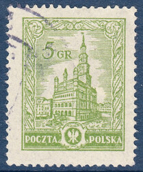 0208 II a zielony kasowany 