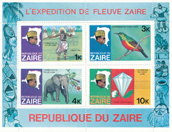 Zaire Mi.0589-592 Blok 23 czysty**