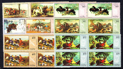 1743-1750 w czwórkach czyste** Łowiectwo w malarstwie