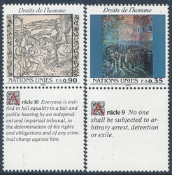 UNO-Genf Mi.0192-0193 czyste**