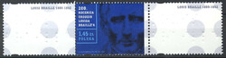 4257 przywieszka-znaczek-przywieszka pasek poziomy czysty** 200 rocznica urodzin L.Braille'a