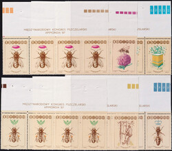 2958-2963 nazwa emisji paski (4) czyste** XXXI Międzynarodowy Kongres Pszczelarski "Apimondia '87"