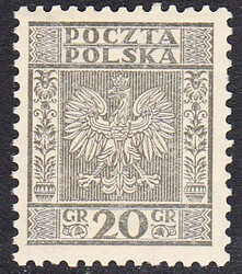 254 W.II.P czysty** Wydanie obiegowe - godło państwowe