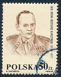 XXVIII gen.Korczyński niewprowadzony do obiegu kasowany 383/25