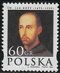 3377 czysty** 500 rocznica urodzin św.Jana Bożego