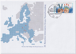 FDC 4357 20. rocznica utworzenia grupy wyszehradzkiej