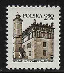 Znaczek Polski. 2551 czysty** Tysiąclecie Sandomierza