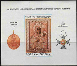 3237 Blok 147 czysty** 200 rocznica ustanowienia Orderu Wojennego Virtuti Militari