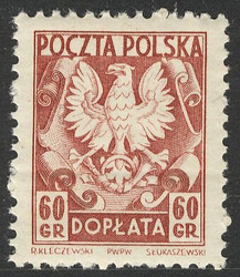 D132 a papier średni ząbkowanie 12:12½ czysty**