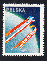 Znaczek Polski. 2532 czysty** Międzynarodowa współpraca naukowo-techniczna - "Interkosmos"