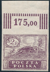 0083 A ax brązowofioletowy czysty** Wydanie w walucie koronowej 394/25