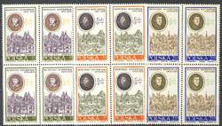znaczki pocztowe 1867-1869 w czwórkach czyste** Życie i działalność Mikołaja Kopernika