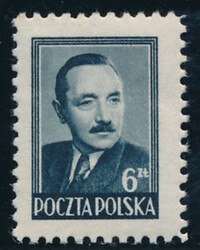 0473 ząbkowanie 10¾ czysty** Bolesław Bierut