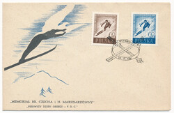 FDC 0858 a b Memoriał B.Czecha i H.Marusarzówny