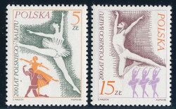 2857-2858 czysty** 200 lat polskiego baletu