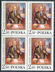 2534 w czwórce czysta** 110 rocznica urodzin W. I. Lenina