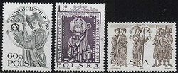 3494-3496 czyste** 1000 rocznica śmierci św. Wojciecha