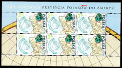 4236 Arkusik czysty** 400 rocznica przybycia Polaków do Ameryki