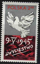 Znaczek Polski. 2536 czysty** 35 rocznica zwycięstwa nad faszyzmem 