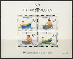 Portugalia Azory Mi.0401-402 blok 10 czyste** Europa Cept
