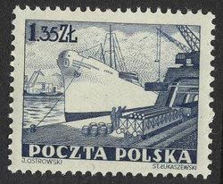 0670 b papier biały średni gładki guma bezbarwna czysty** Dzień Floty Handlowej