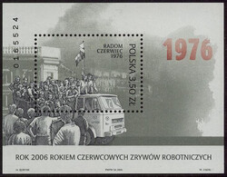 4100 Blok 203 czysty** Rok 2006 rokiem Czerwcowych Zrywów Robotniczych
