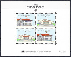 Portugalia Azory Mi.0409-410 blok 11 czyste** Europa Cept