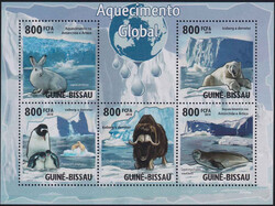 Guinea-Bissau Mi.4635-4639 arkusik czysty**
