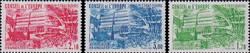 Francja - Conseil de Europe Mi.34-36 czyste**