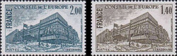 Francja - Conseil de Europe Mi.25-26 czyste**