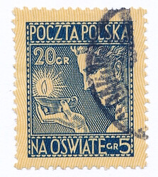 0229 b niebieski / pomarańczowy kasowany