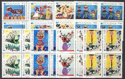 znaczki pocztowe 1932-1939 w czwórkach czyste** 25 rocznica powstania UNICEF