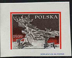 2498 czysty** 40 rocznica napaści Niemiec hitlerowskich na Polskę