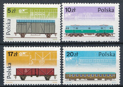 2845-2848 czyste** 40-lecie fabryki taboru kolejowego - PAFAWAG we Wrocławiu